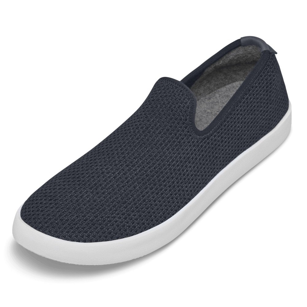 Allbirds Men's Slip-Ons Navy - Tree Loungers - 41683MLQF